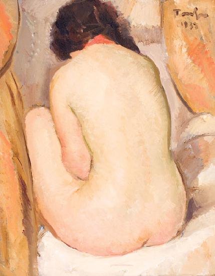 Nicolae Tonitza Nud cu spatele Sweden oil painting art